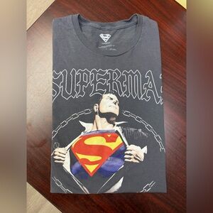 Superman Graphic Gray T-Shirt